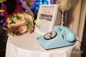 The Audio guest book at a wedding